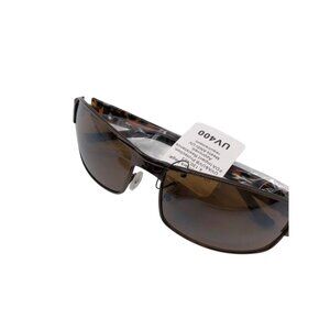 Fashion Eyewear Womens‎ Brown Sunglasses UV400 Protection Rectangular Shape
